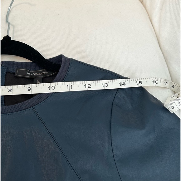 BCBG Vegan leather top - Picture 13 of 16